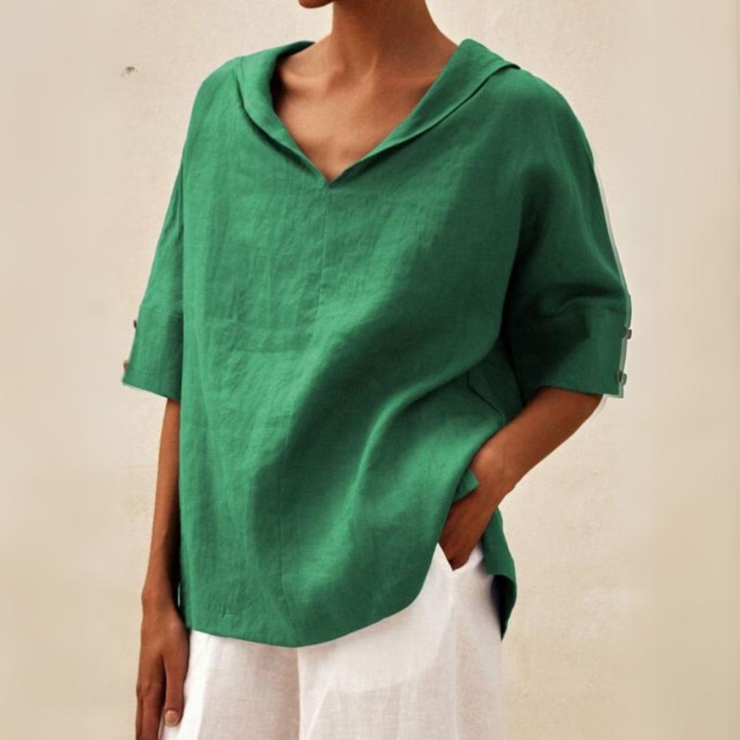 Stylish Lhinee - Casual Loose-fit Blouse