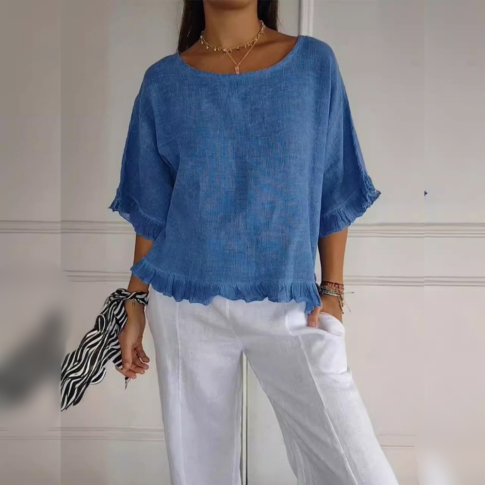 Fashionable Claudia - Casual Elegant Blouse