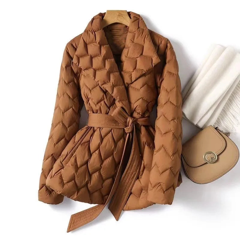 Comfortable Zyra - Quilted Wrap Jacket