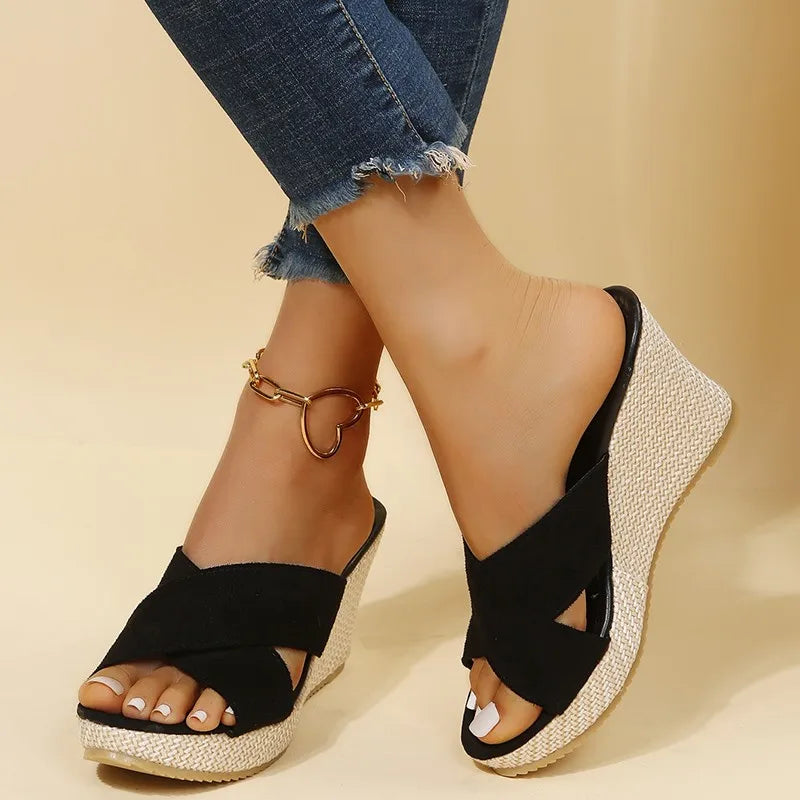 Stylish Jevie - Chic Wedge Sandals